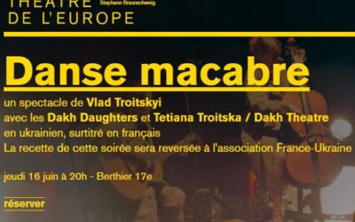 Danse macabre – un spectacle de Vlad Troitskyi avec les Dakh Daughters et Tetiana Troitska / Dakh Theatre